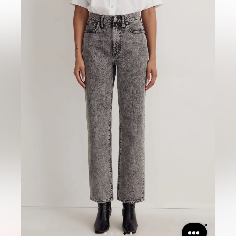 Madewell The Perfect Vintage Straight Jean in Acid Wash 28